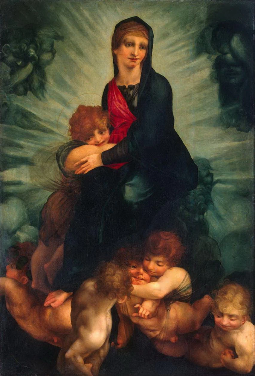 Madonna col Bambino e putti - The Hermitage, St. Petersburg